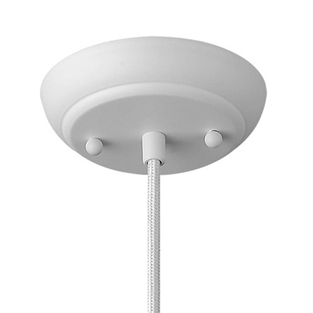 Hedron 1-Light White Pendant - Homeroots - Flyclothing LLC