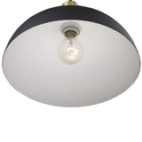 Ingo 1-Light Matte Black Pendant - Homeroots - Flyclothing LLC