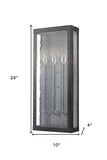 Charleston 3-Light Oil-Rubbed Bronze Shadowbox Wall Light (Large) - Homeroots - Flyclothing LLC
