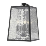Hirche 4-Light Matte Black Wall Light - Homeroots - Flyclothing LLC
