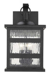 Morris 3-Light Matte Black Wall Light - Homeroots - Flyclothing LLC