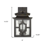 Calvert 3-Light Oil-Rubbed Bronze Wall Light - Homeroots - Flyclothing LLC