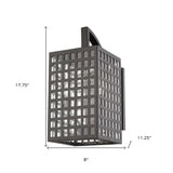 Letzel 3-Light Oil-Rubbed Bronze Wall Light - Homeroots - Flyclothing LLC