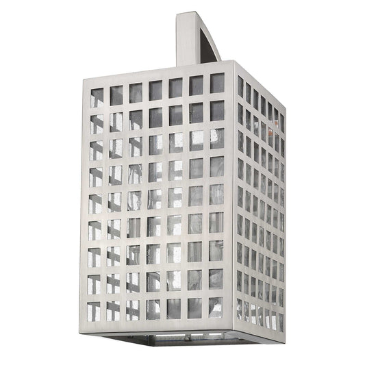 Letzel 3-Light Satin Nickel Wall Light - Homeroots - Flyclothing LLC