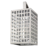 Letzel 3-Light Satin Nickel Wall Light - Homeroots - Flyclothing LLC