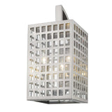 Letzel 3-Light Satin Nickel Wall Light - Homeroots - Flyclothing LLC