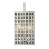 Letzel 3-Light Satin Nickel Wall Light - Homeroots - Flyclothing LLC