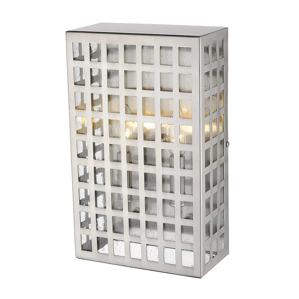 Letzel 2-Light Satin Nickel ADA Wall Sconce - Homeroots - Flyclothing LLC