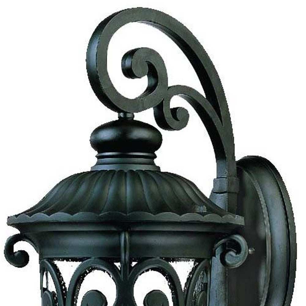 Naples 3-Light Matte Black Wall Light - Homeroots - Flyclothing LLC