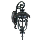 Naples 3-Light Marbelized Mahogany Wall Light - Homeroots - Flyclothing LLC