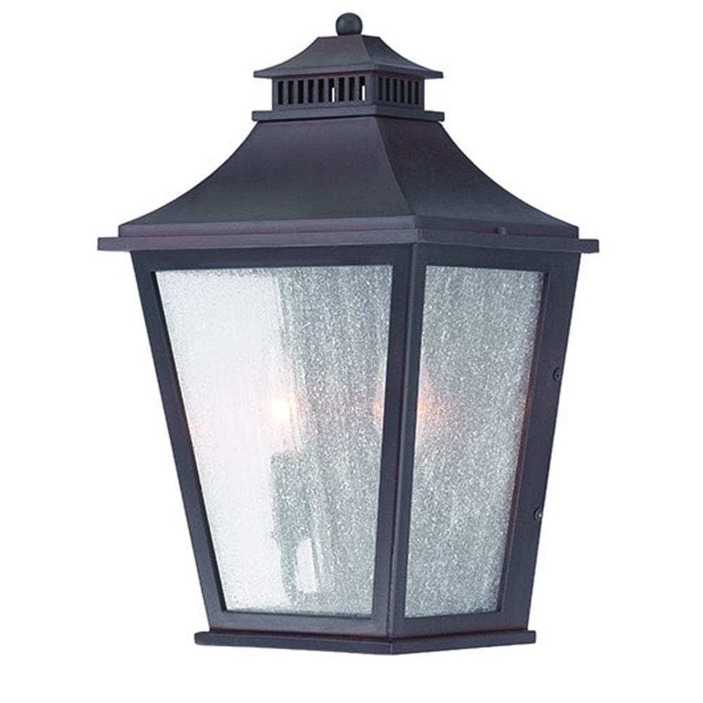 XL Antique Bronze Two Light Pocket Lantern Wall Light - Homeroots - Flyclothing LLC