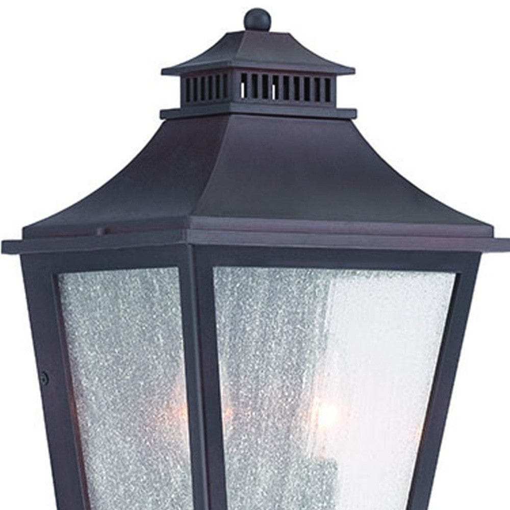 XL Antique Bronze Two Light Pocket Lantern Wall Light - Homeroots - Flyclothing LLC