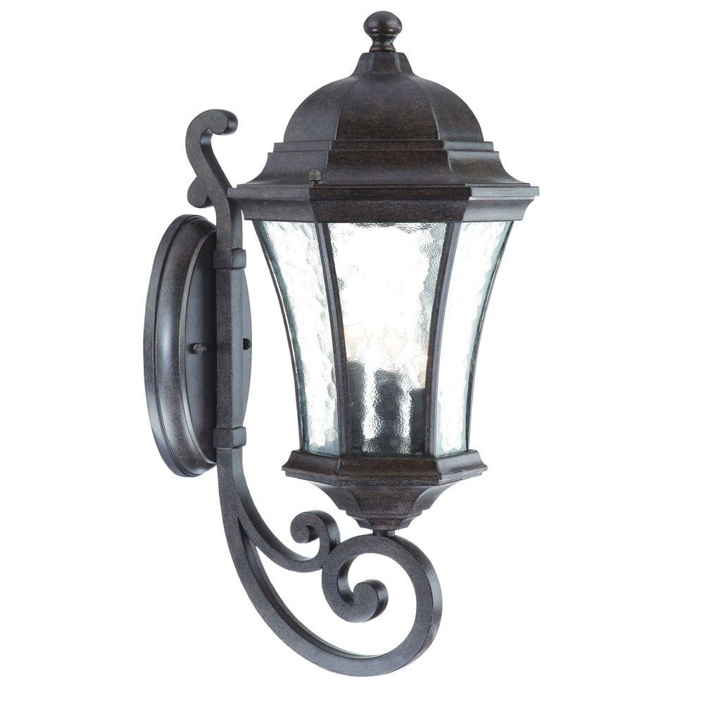 XL Antique Black Tapered Lantern Wall Light - Homeroots - Flyclothing LLC