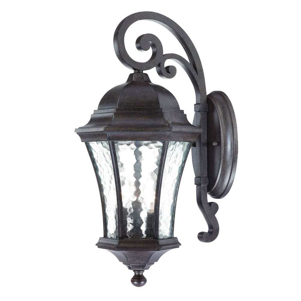 XL Antique Black Tapered Hanging Lantern Wall Light - Homeroots - Flyclothing LLC