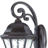 XL Antique Black Tapered Hanging Lantern Wall Light - Homeroots - Flyclothing LLC