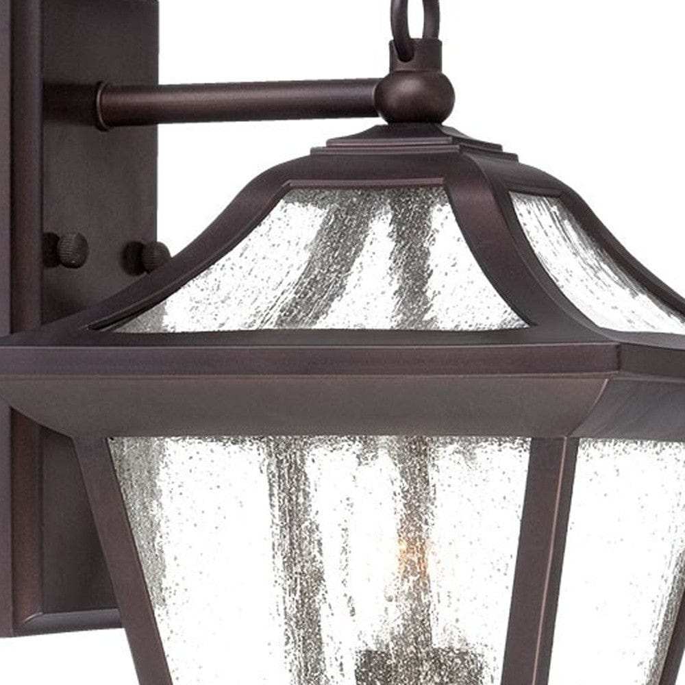 XL Antique Bronze Birdhouse Shape Outdoor Wall Light - Homeroots - Flyclothing LLC