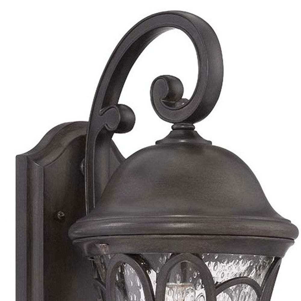 XL Matte Black Tapered Goblet Wall Light - Homeroots - Flyclothing LLC