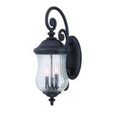 Three Light Matte Black Urn Shaped Wall Light - Homeroots - Flyclothing LLC
