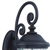 Three Light Matte Black Urn Shaped Wall Light - Homeroots - Flyclothing LLC
