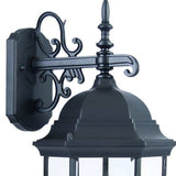 Matte Black Hanging Ornamental Lantern Wall Light - Homeroots - Flyclothing LLC
