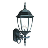 Matte Black Ornamental Lantern Wall Light - Homeroots - Flyclothing LLC