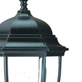 Matte Black Ornamental Lantern Wall Light - Homeroots - Flyclothing LLC