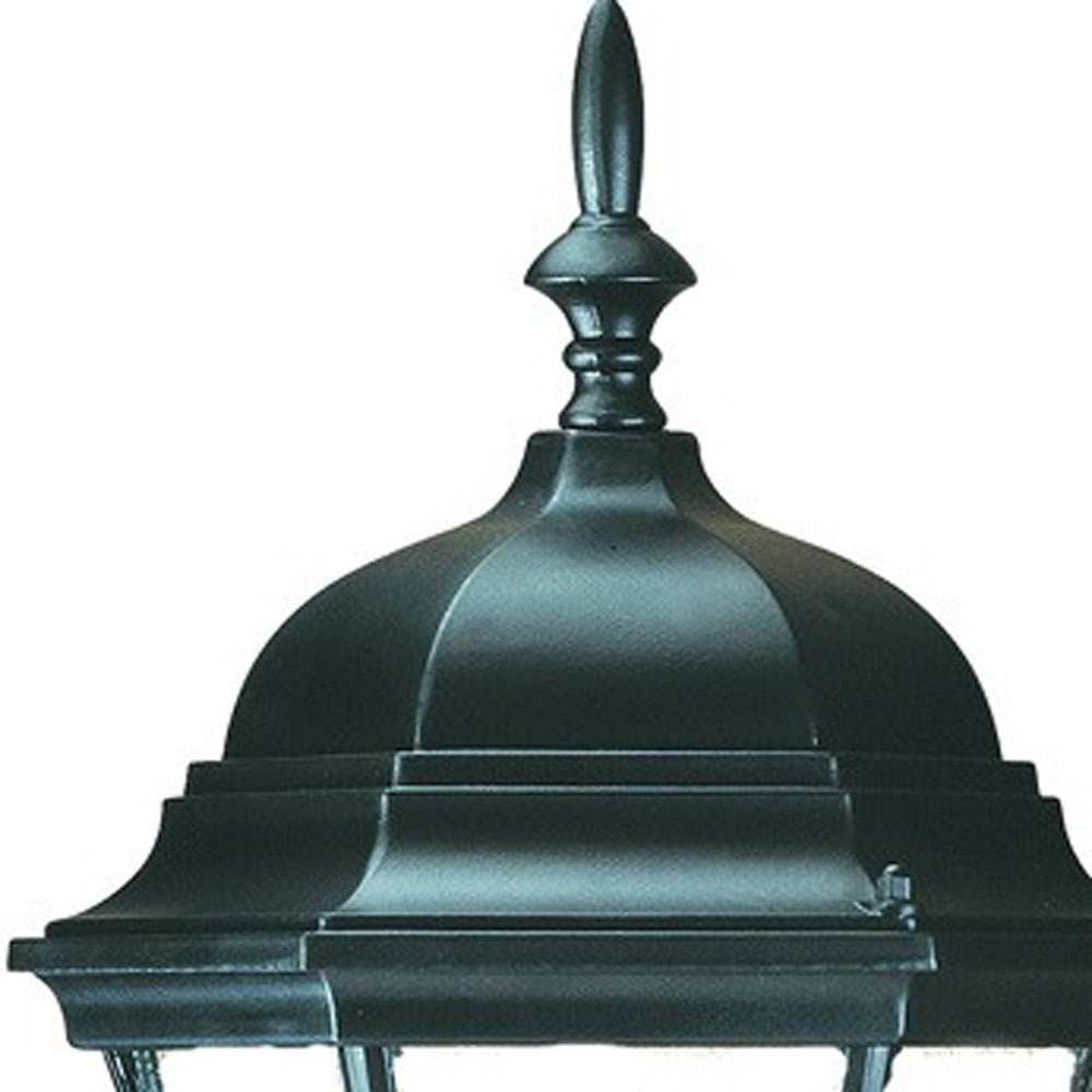 Matte Black Ornamental Carousel Lantern Wall Light - Homeroots - Flyclothing LLC