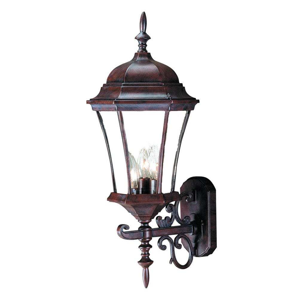Dark Brown Ornamental Carousel Lantern Wall Light - Homeroots - Flyclothing LLC