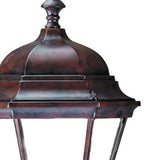 Dark Brown Ornamental Carousel Lantern Wall Light - Homeroots - Flyclothing LLC