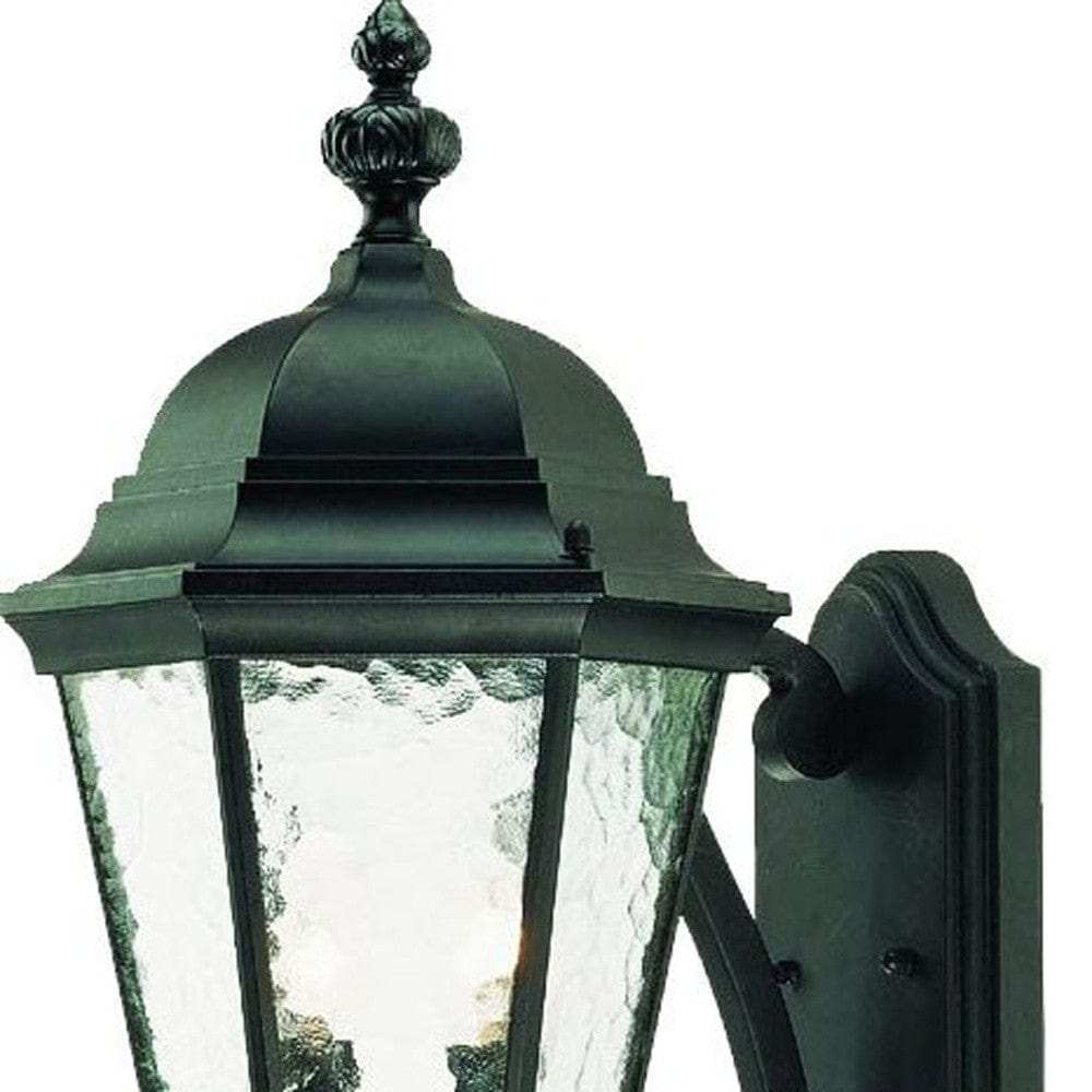 Two Light Matte Black Carousel Lantern Wall Light - Homeroots - Flyclothing LLC