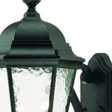 Two Light Matte Black Carousel Lantern Wall Light - Homeroots - Flyclothing LLC
