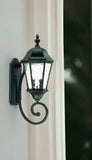 Two Light Matte Black Carousel Lantern Wall Light - Homeroots - Flyclothing LLC