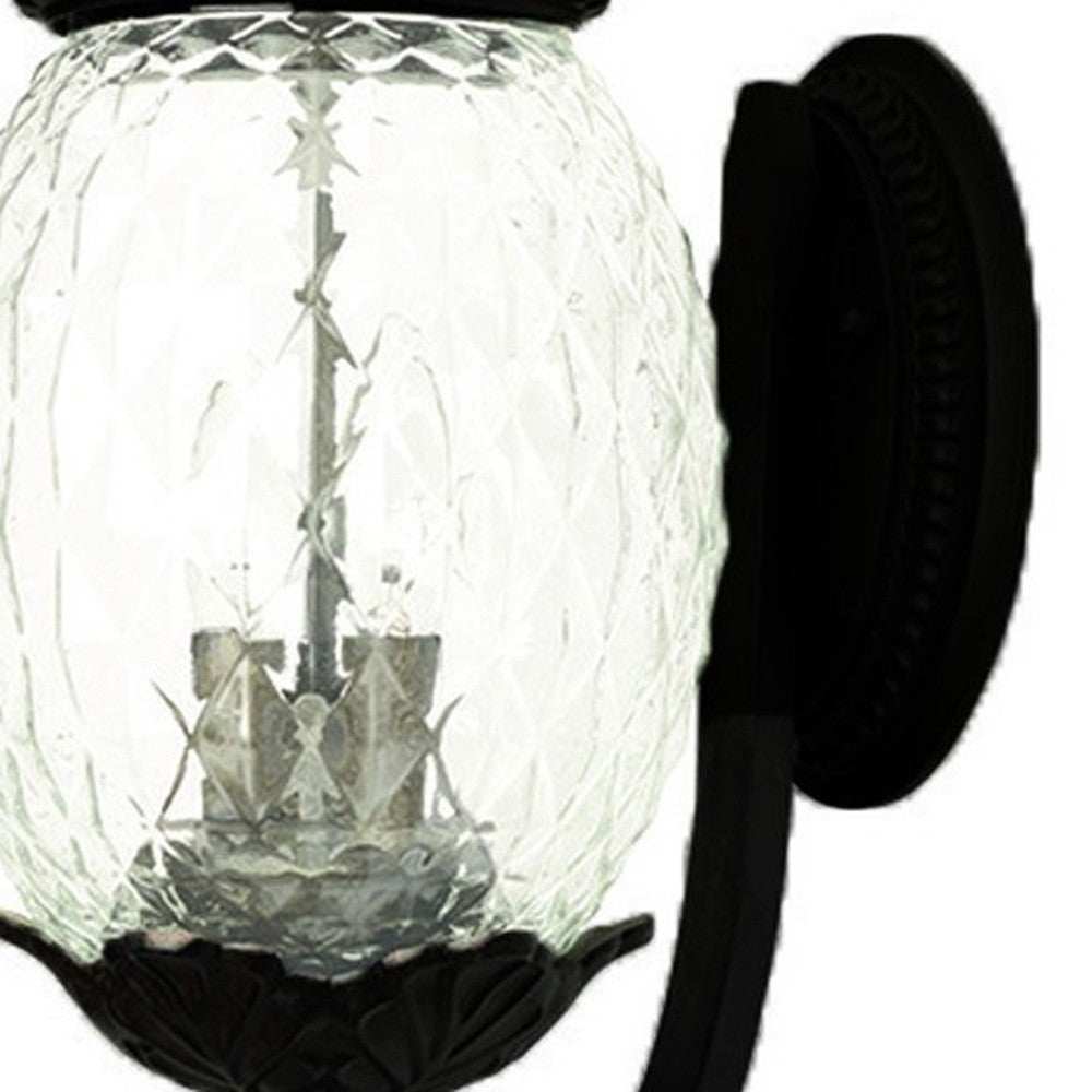 Matte Black Pineapple Wall Light - Homeroots - Flyclothing LLC