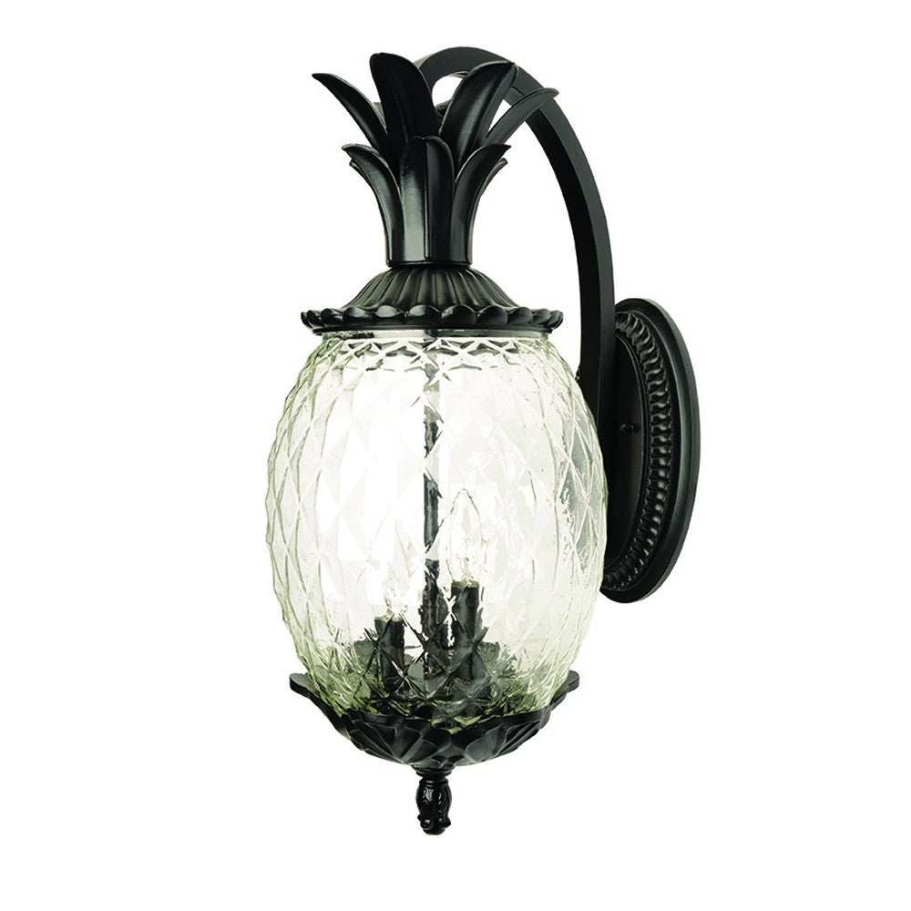 Matte Black Hanging Pineapple Wall Light - Homeroots - Flyclothing LLC