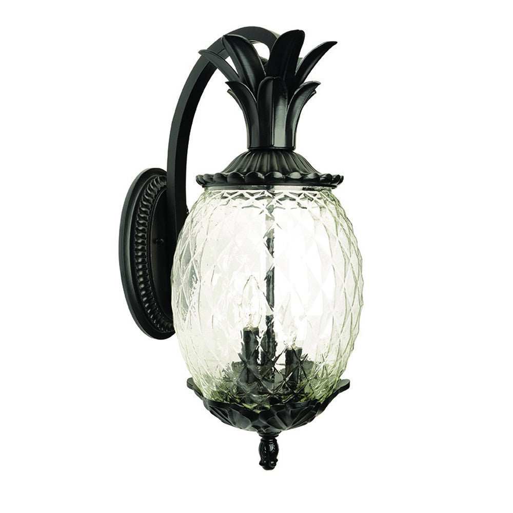 Matte Black Hanging Pineapple Wall Light - Homeroots - Flyclothing LLC
