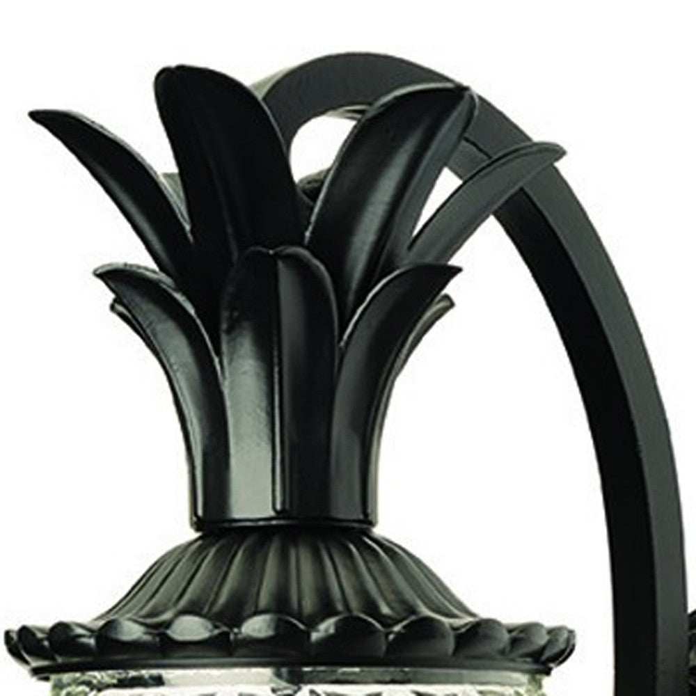 Matte Black Hanging Pineapple Wall Light - Homeroots - Flyclothing LLC