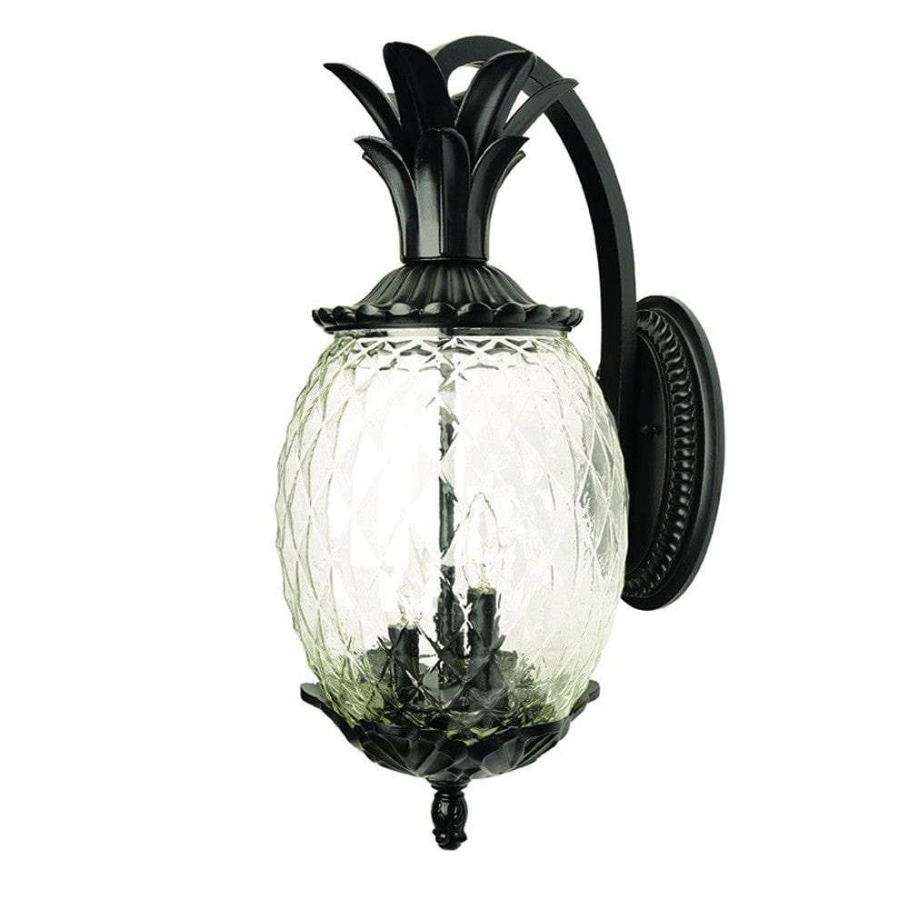 Lanai 3-Light Matte Black Wall Light - Homeroots - Flyclothing LLC