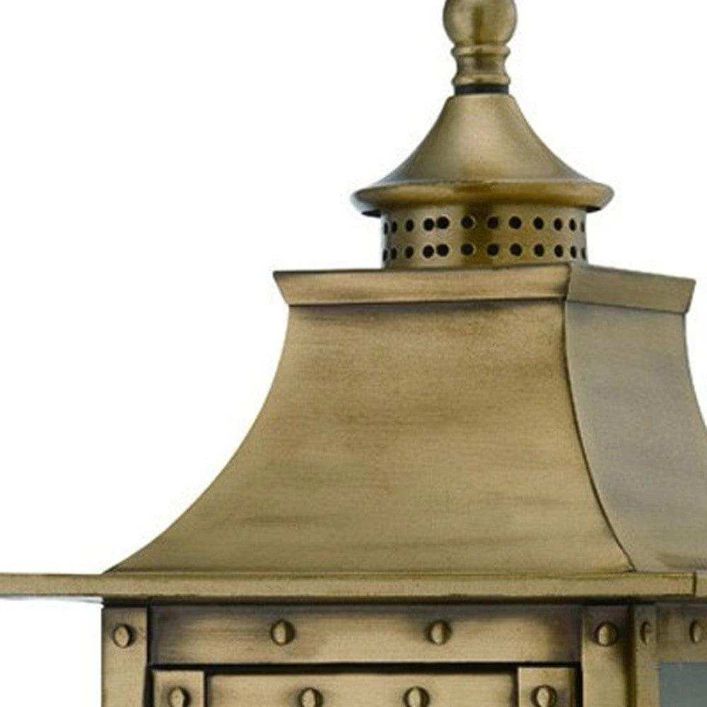 St. Charles 2-Light Aged Brass Wall Light - Homeroots - Flyclothing LLC