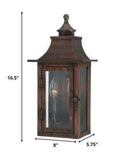 St. Charles 2-Light Acopper Patina Wall Light - Homeroots - Flyclothing LLC