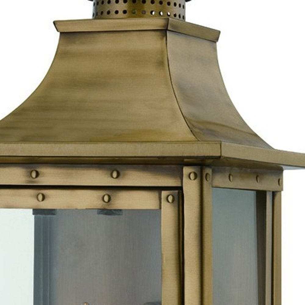 St. Charles 2-Light Aged Brass Wall Light - Homeroots - Flyclothing LLC