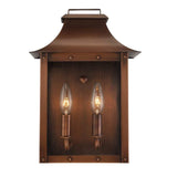 Manchester 2-Light Copper Patina Pocket Wall Light - Homeroots - Flyclothing LLC