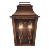 Coventry 2-Light Copper Patina Pocket Wall Light - Homeroots - Flyclothing LLC