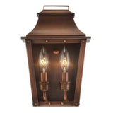 Coventry 2-Light Copper Patina Pocket Wall Light - Homeroots - Flyclothing LLC