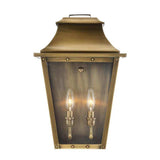 Coventry 2-Light Aged Brass Pocket Wall Light - Homeroots - Flyclothing LLC