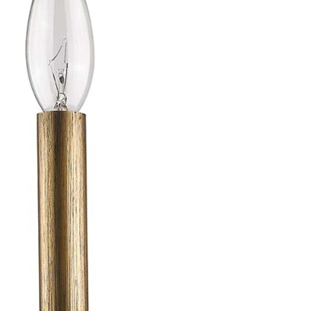 Light Gold Wall Sconce with Crystal Accent - Homeroots - Flyclothing LLC