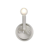 One Light Silver Wall Sconce - Homeroots - Flyclothing LLC
