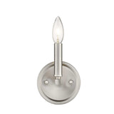 One Light Silver Wall Sconce - Homeroots - Flyclothing LLC