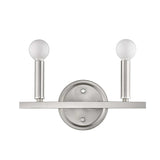 Two Light Silver Wall Sconce - Homeroots - Flyclothing LLC