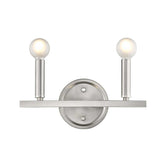 Two Light Silver Wall Sconce - Homeroots - Flyclothing LLC
