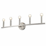 Sawyer 5-Light Satin Nickel Vanity - Homeroots - Flyclothing LLC